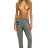AVIATOR NATION MIAMI SWEATPANTS - HEATHER GREY Women's Sweatpants Aviator Nation 