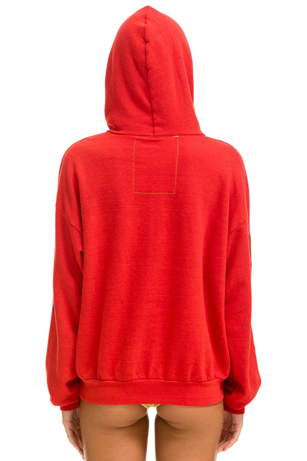 AVIATOR NATION MILL VALLEY RELAXED PULLOVER HOODIE - RED Hoodie Aviator Nation 