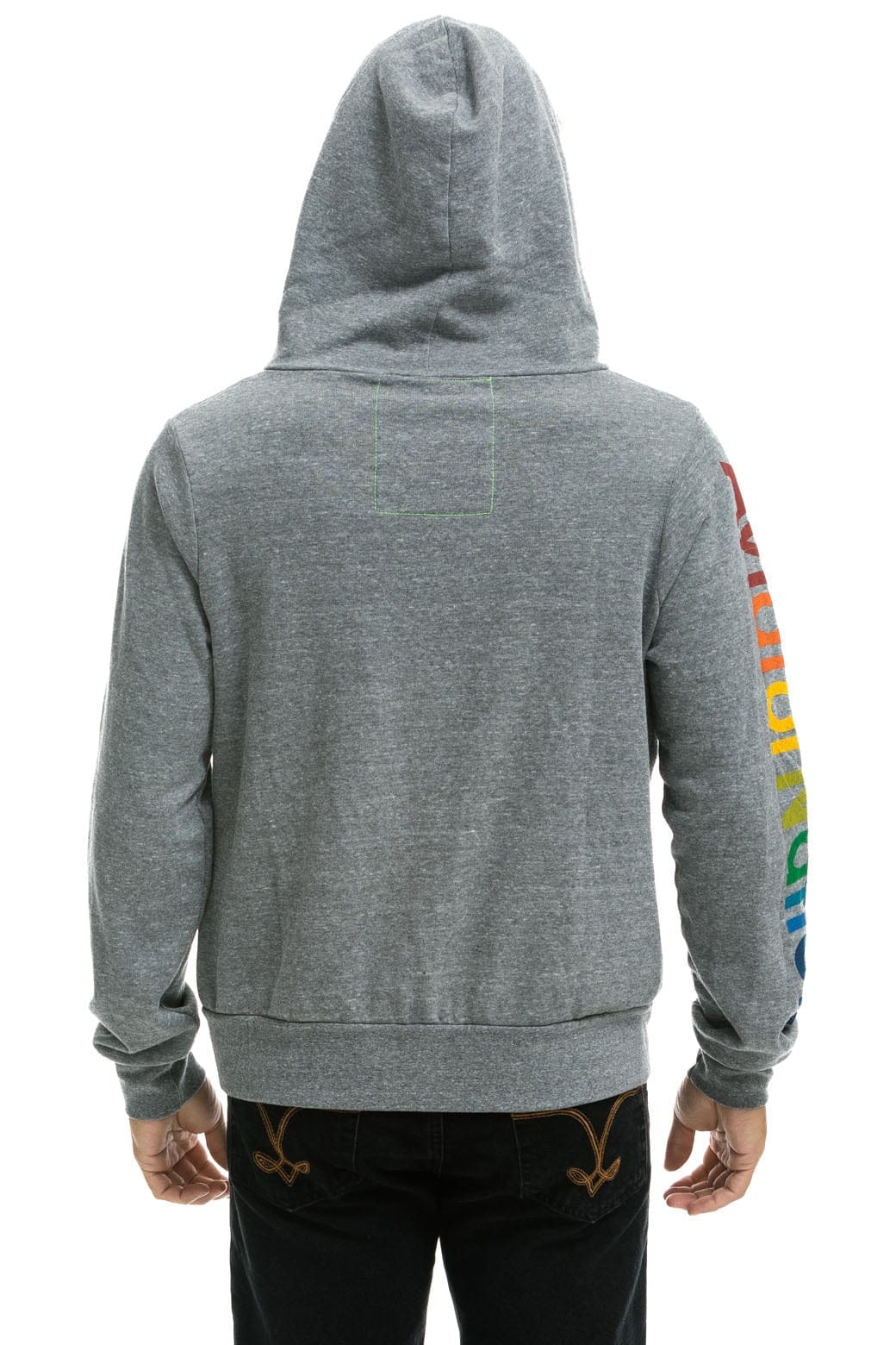 AVIATOR NATION NASHVILLE ZIP HOODIE - HEATHER GREY SALE Aviator Nation 