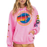 AVIATOR NATION NORTH SHORE RELAXED PULLOVER HOODIE - NEON PINK Hoodie Aviator Nation 