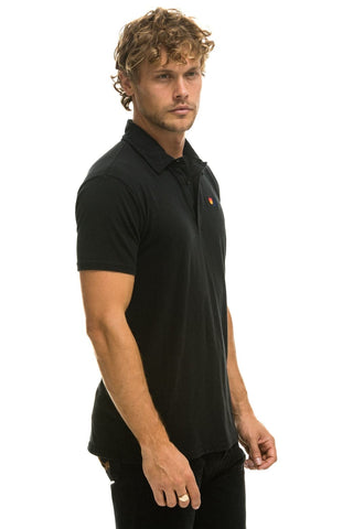 AVIATOR NATION POLO - BLACK Tees Aviator Nation 