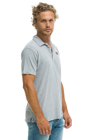 AVIATOR NATION POLO - LIGHT GREY Aviator Nation 