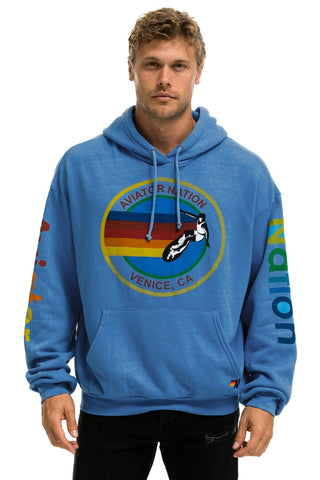 AVIATOR NATION RELAXED PULLOVER HOODIE - COBALT Hoodie Aviator Nation 