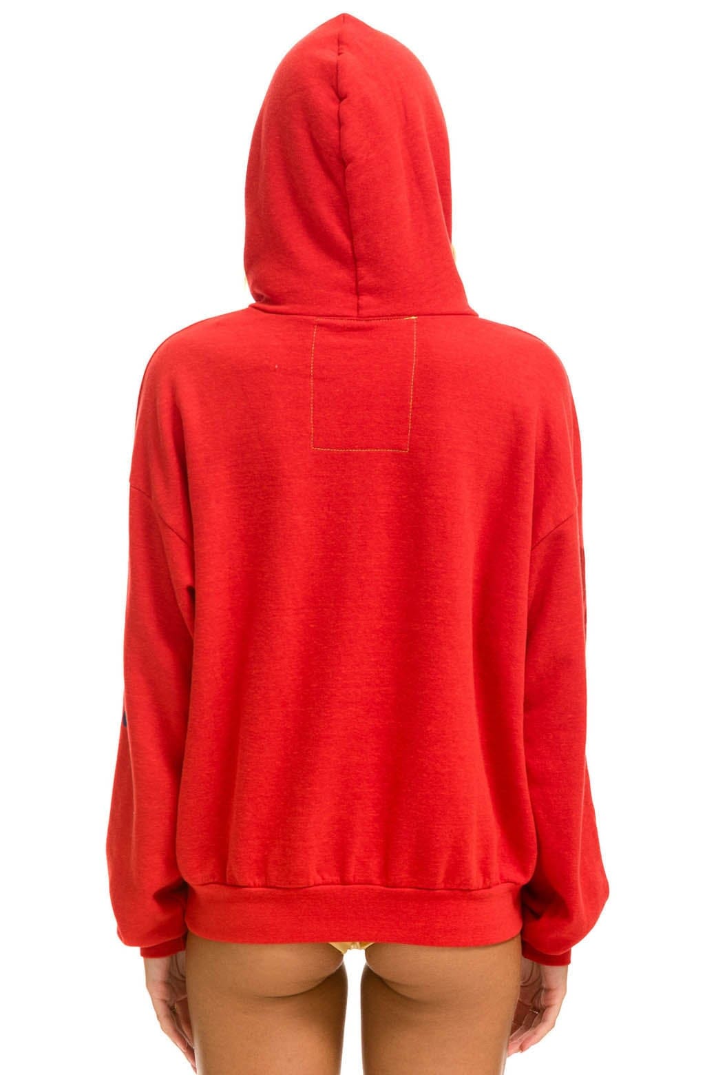AVIATOR NATION RELAXED PULLOVER HOODIE - RED Hoodie Aviator Nation 