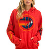 AVIATOR NATION RELAXED PULLOVER HOODIE - RED Hoodie Aviator Nation 