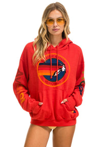 AVIATOR NATION RELAXED PULLOVER HOODIE - RED Hoodie Aviator Nation 