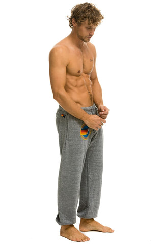 AVIATOR NATION SWEATPANTS - HEATHER GREY Men's Sweatpants Aviator Nation 