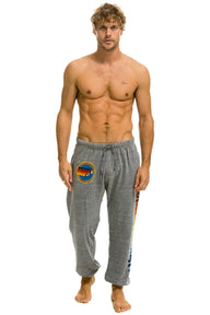 AVIATOR NATION SWEATPANTS - HEATHER GREY Men's Sweatpants Aviator Nation 