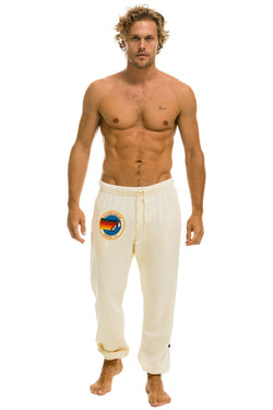 AVIATOR NATION SWEATPANTS - VINTAGE WHITE Mens Sweatpants Aviator Nation 