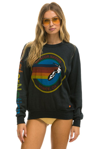 AVIATOR NATION SWEATSHIRT - CHARCOAL Sweatshirt Aviator Nation 
