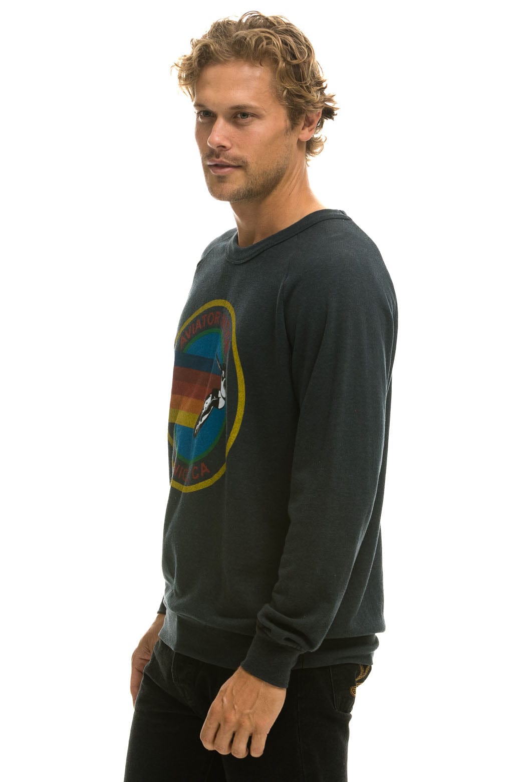 AVIATOR NATION SWEATSHIRT - CHARCOAL Sweatshirt Aviator Nation 
