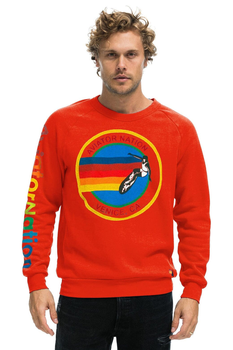 AVIATOR NATION SWEATSHIRT - RED Sweatshirt Aviator Nation