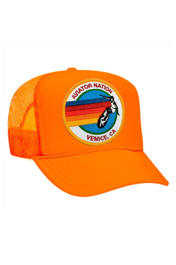 AVIATOR NATION TRUCKER HAT HATS Aviator Nation OS NEON ORAGE 