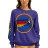 AVIATOR NATION VAIL CREW SWEATSHIRT - PURPLE SALE Aviator Nation 