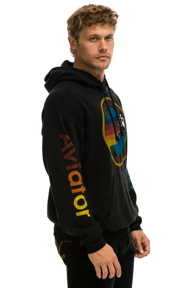 AVIATOR NATION VAIL RELAXED PULLOVER HOODIE - BLACK Hoodie Aviator Nation 