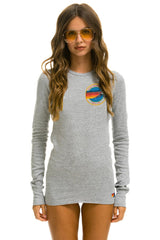 AVIATOR NATION VAIL THERMAL - HEATHER GREY Thermal Aviator Nation 