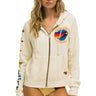 AVIATOR NATION VAIL ZIP HOODIE - VINTAGE WHITE Hoodie Aviator Nation 