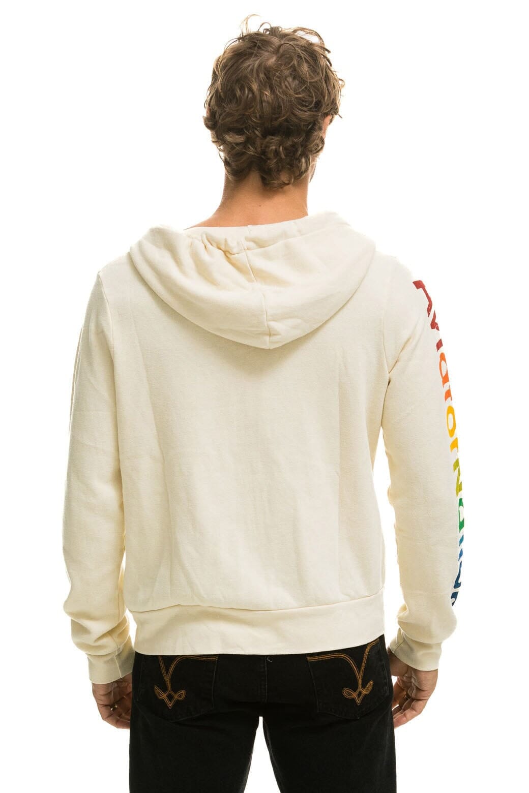 AVIATOR NATION VAIL ZIP HOODIE - VINTAGE WHITE Hoodie Aviator Nation 