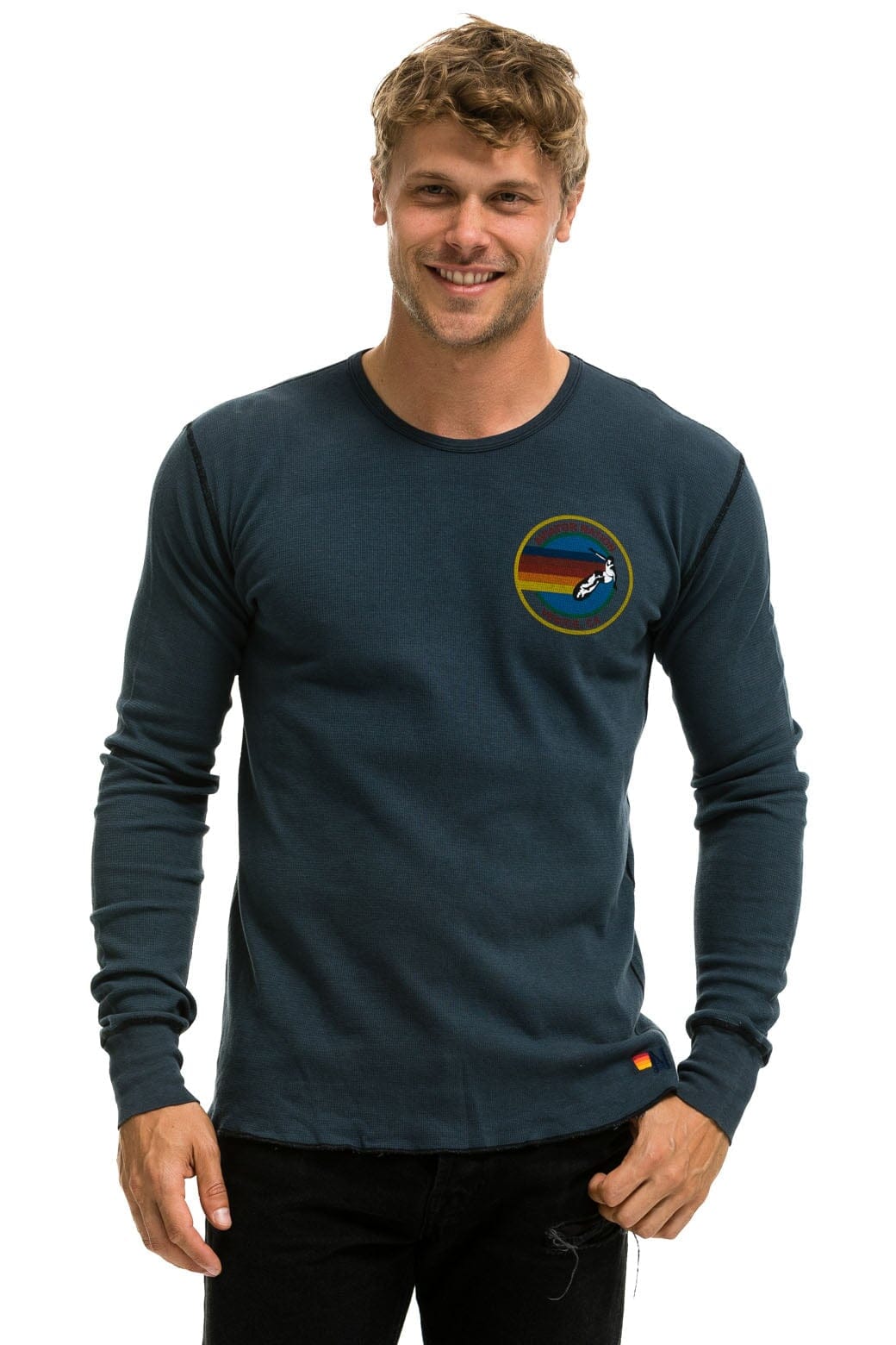 AVIATOR NATION VENICE THERMAL - CHARCOAL Thermal Aviator Nation 