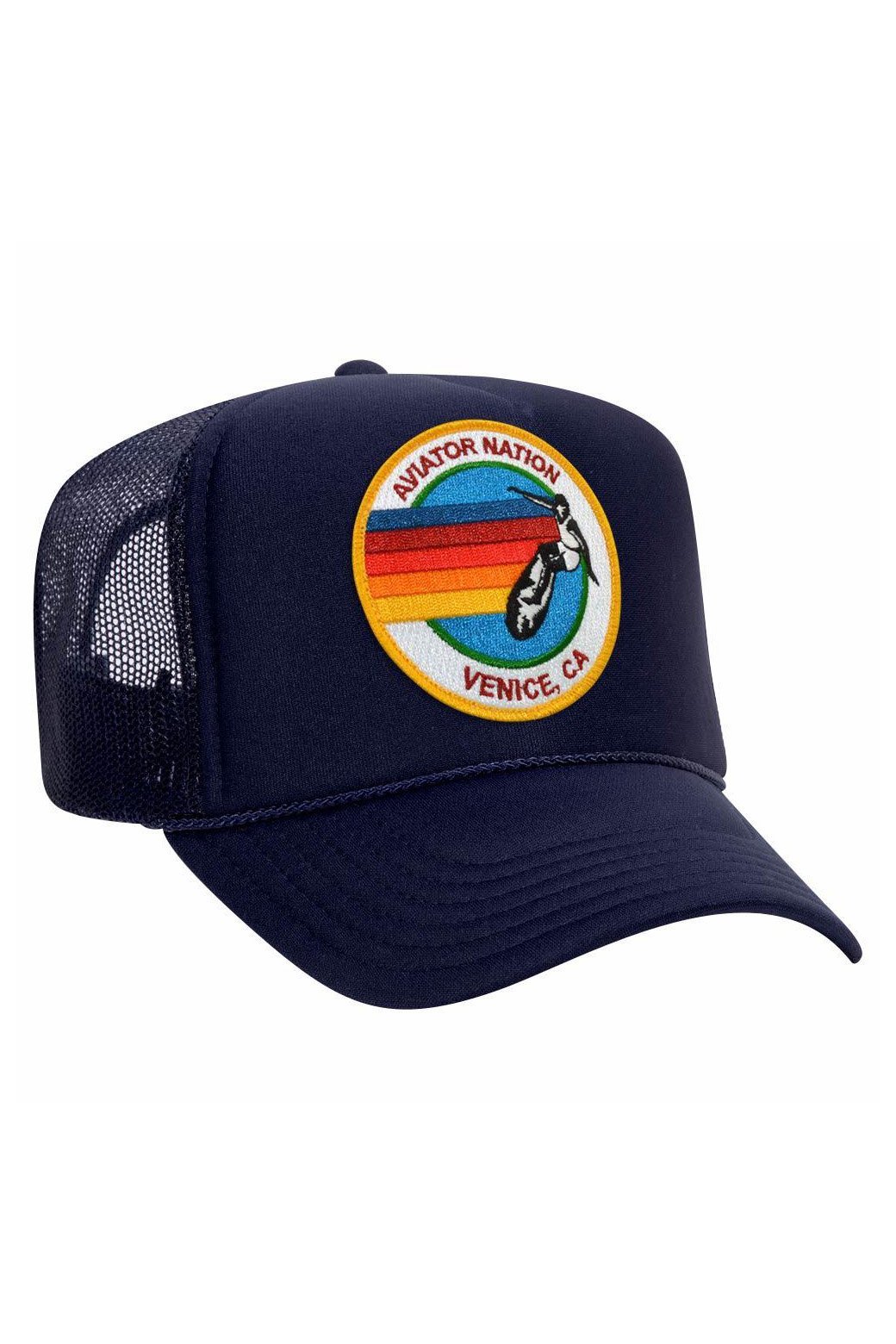 AVIATOR NATION VENICE TRUCKER HAT HATS Aviator Nation OS NAVY 