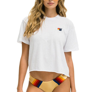 BASIC BOYFRIEND TEE - WHITE Boyfriend Tee Aviator Nation 