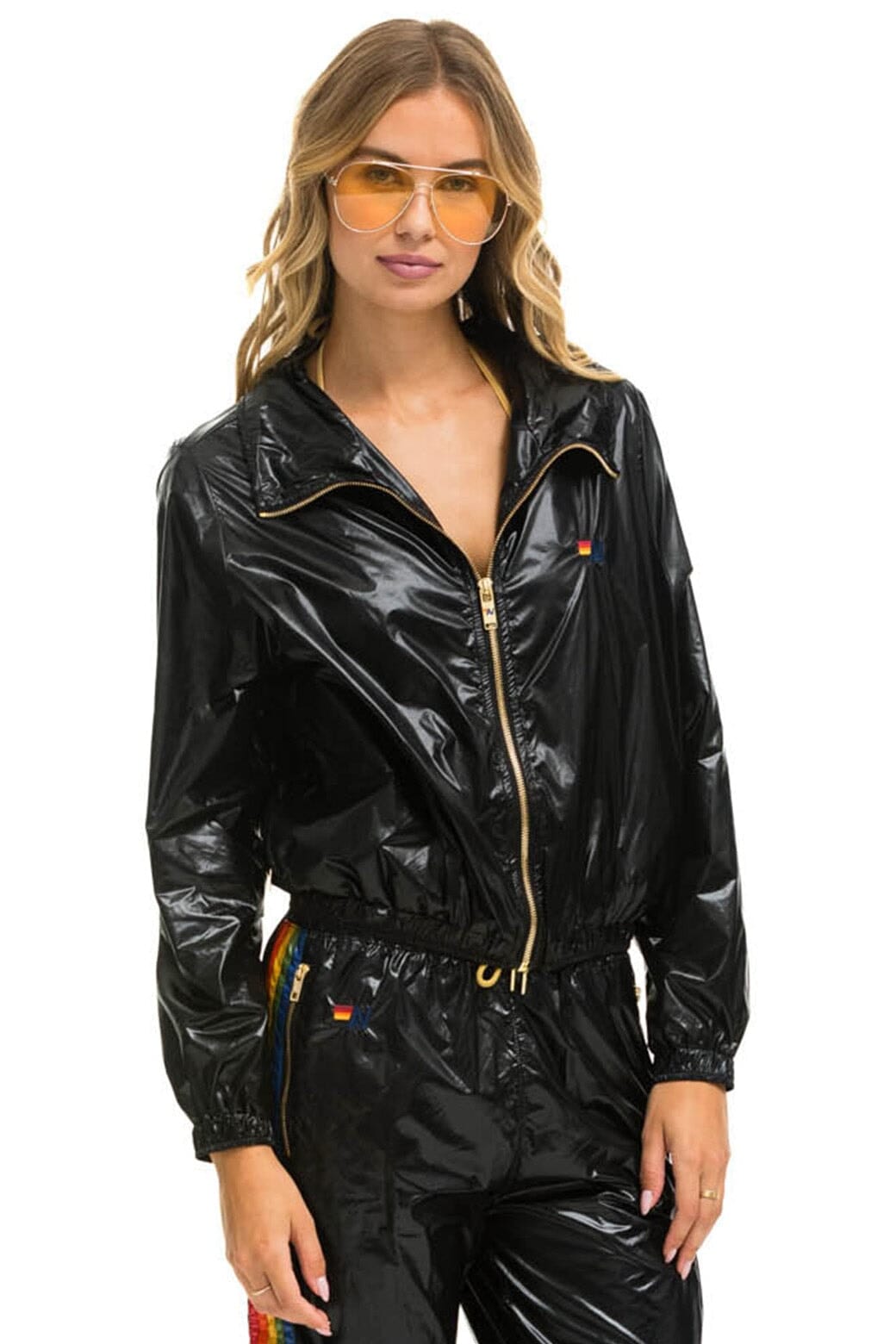 BASIC WINDBREAKER - BLACK Women's Windbreaker Aviator Nation 
