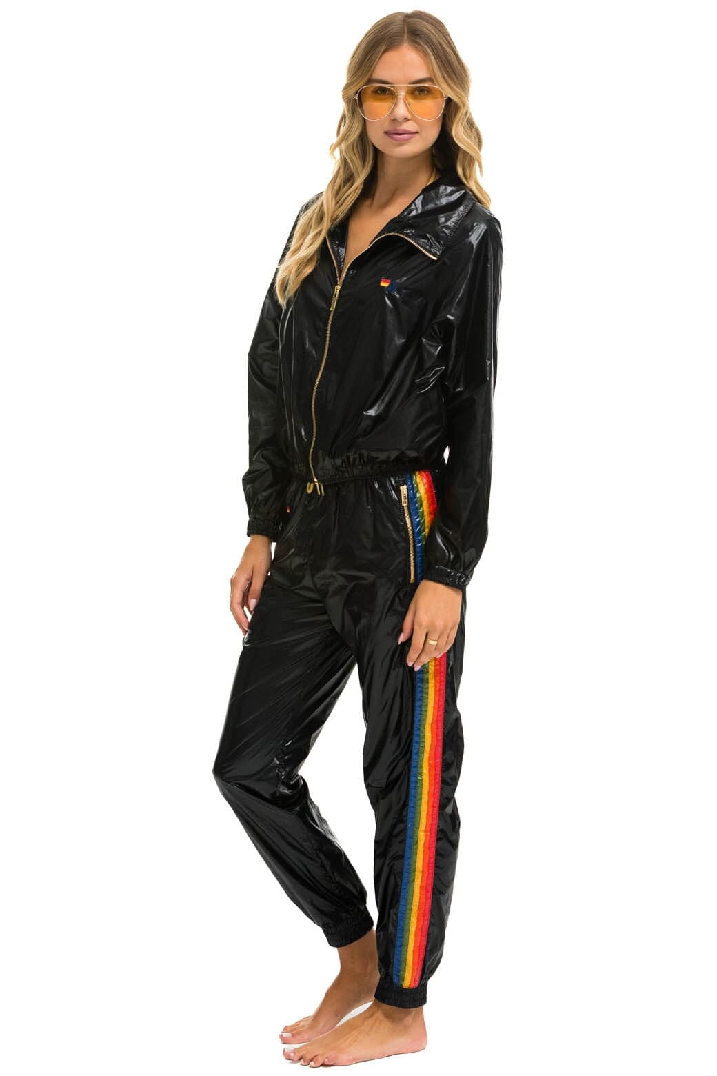 BASIC WINDBREAKER - BLACK Women's Windbreaker Aviator Nation 