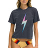 BOLT BOYFRIEND TEE - RAINBOW PINK Boyfriend Tee Aviator Nation 