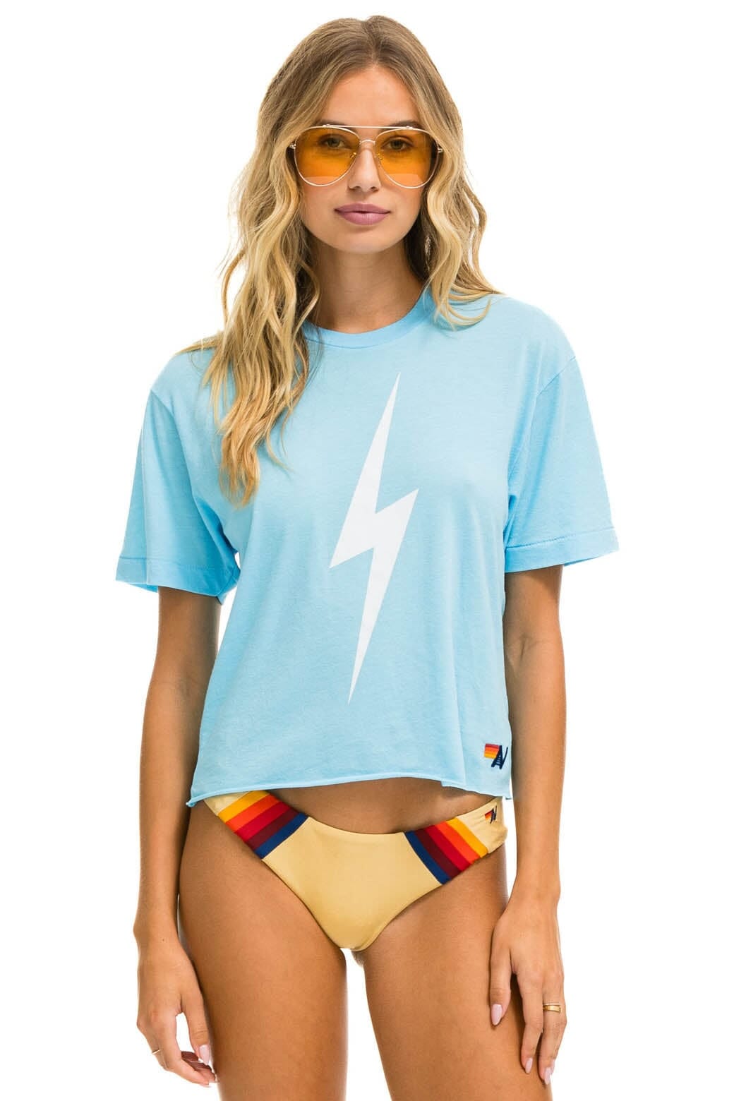 BOLT BOYFRIEND TEE SKY Aviator Nation