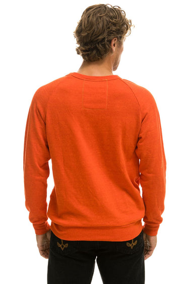 BOLT CREW SWEATSHIRT - ORANGE // BLUE SALE Aviator Nation 