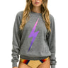 BOLT FADE SWEATSHIRT - HEATHER GREY // PINK PURPLE Sweatshirt Aviator Nation 
