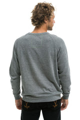 BOLT FADE SWEATSHIRT - HEATHER GREY // PINK PURPLE Sweatshirt Aviator Nation 