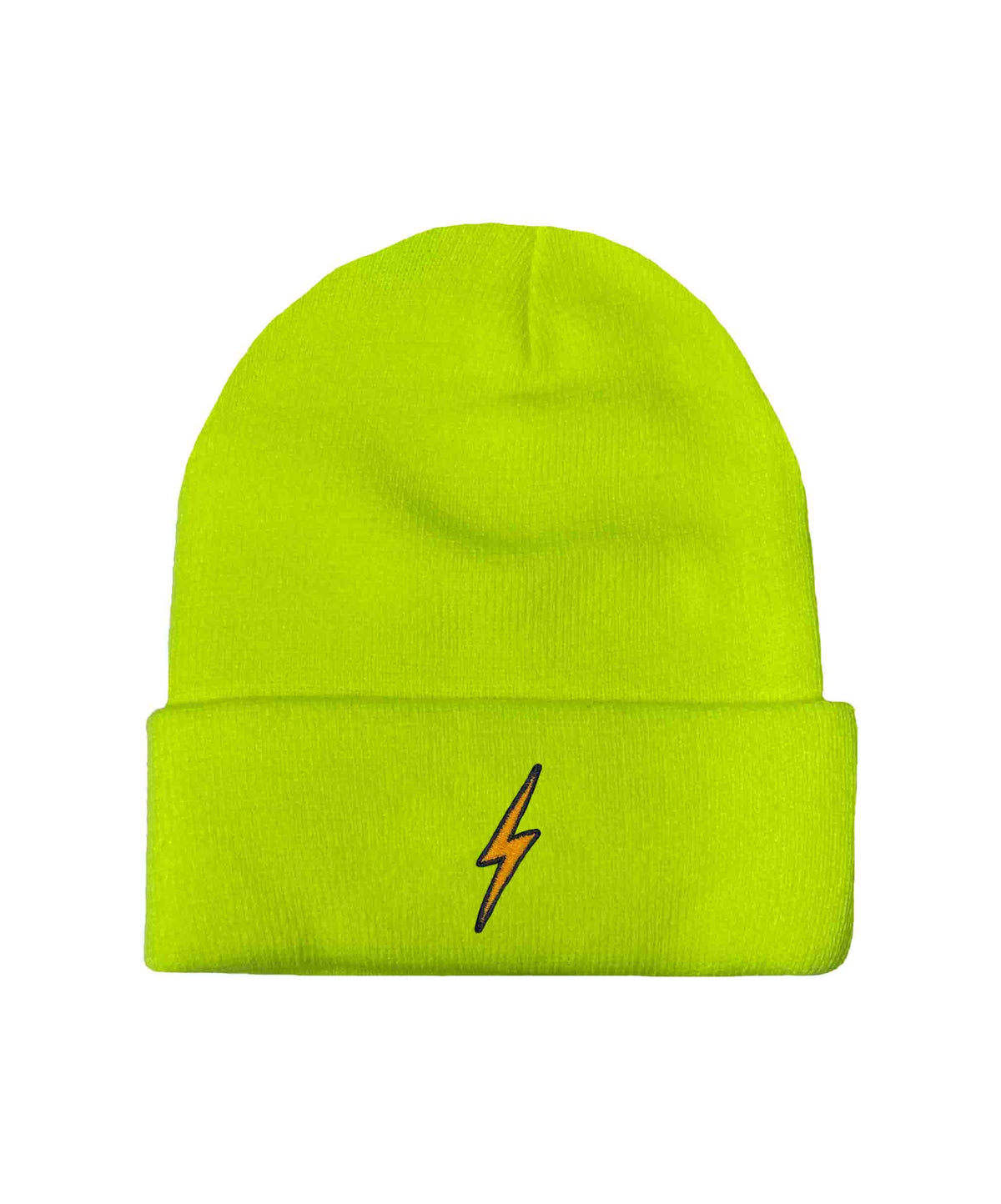 BOLT FULL RIB BEANIE - NEON YELLOW Beanie Aviator Nation OS NEON YELLOW 