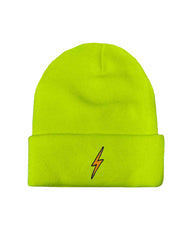 BOLT FULL RIB BEANIE - NEON YELLOW Beanie Aviator Nation OS NEON YELLOW 