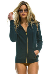 BOLT HOODIE - CHARCOAL // NEON PINK Hoodie Aviator Nation 