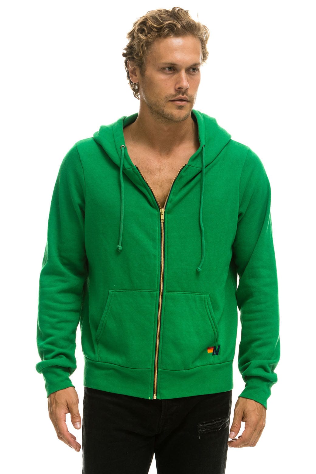 BOLT HOODIE KELLY GREEN – Aviator Nation - Main Image