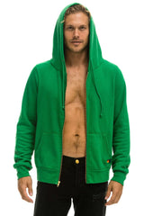 BOLT HOODIE - KELLY GREEN // WHITE Hoodie Aviator Nation 
