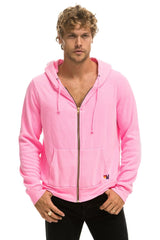 BOLT HOODIE - NEON PINK Hoodie Aviator Nation 