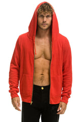 BOLT HOODIE - RED // BLACK Hoodie Aviator Nation 