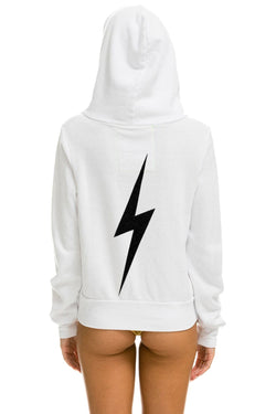 BOLT HOODIE - WHITE Hoodie Aviator Nation 