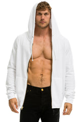 BOLT HOODIE - WHITE Hoodie Aviator Nation 