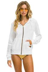 BOLT HOODIE - WHITE Hoodie Aviator Nation 