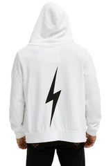 BOLT HOODIE - WHITE Hoodie Aviator Nation 