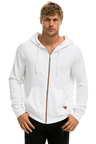 BOLT HOODIE - WHITE Hoodie Aviator Nation 