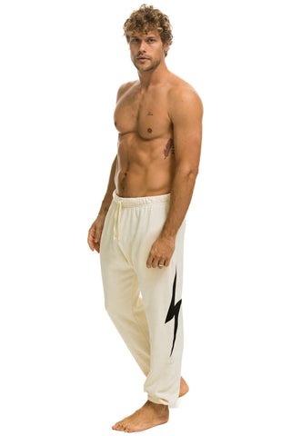 BOLT SWEATPANTS - VINTAGE WHITE Men's Sweatpants Aviator Nation 