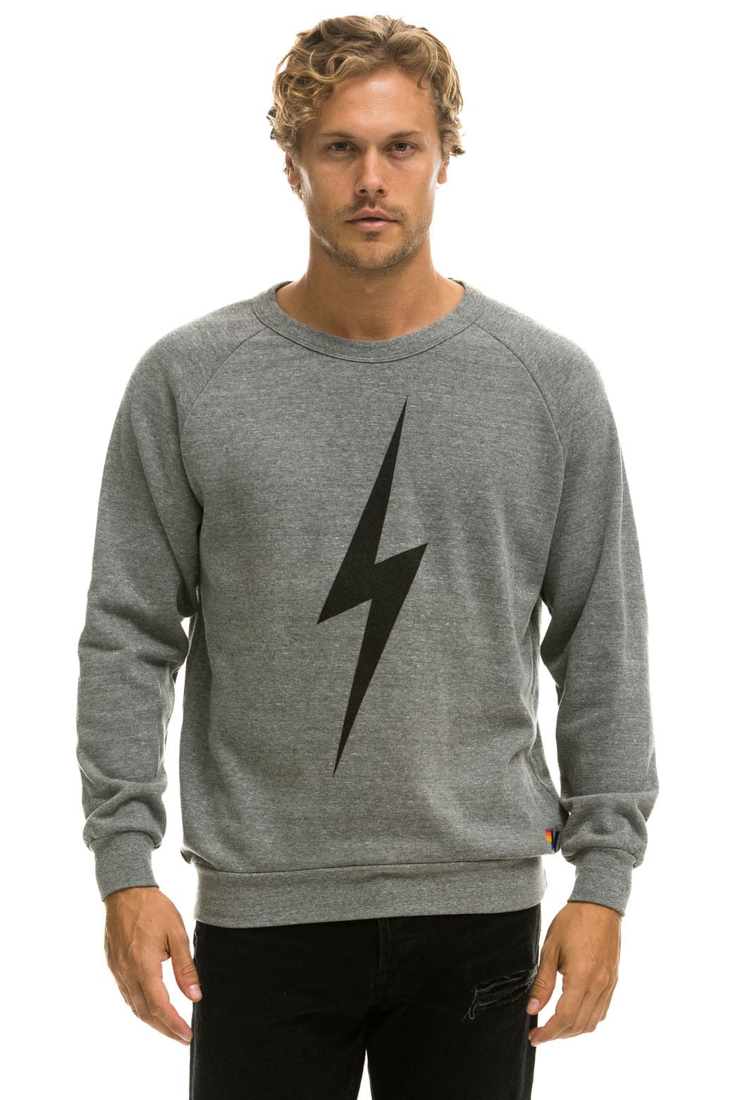 BOLT SWEATSHIRT - HEATHER GREY Sweatshirt Aviator Nation 