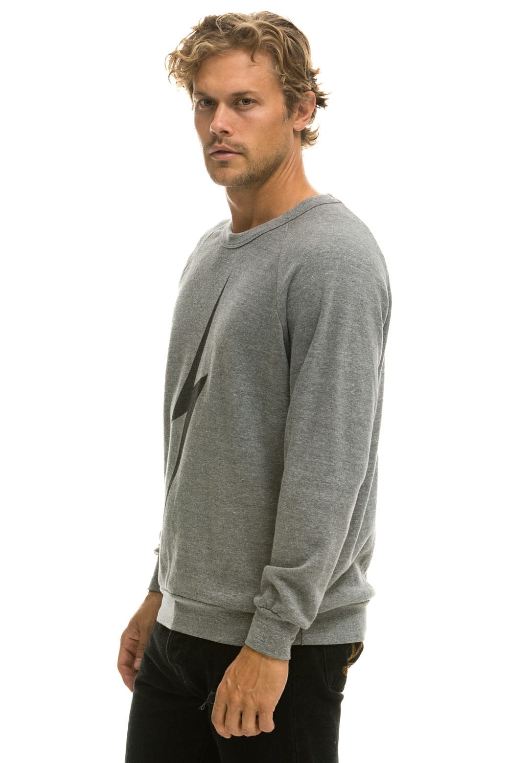 BOLT SWEATSHIRT - HEATHER GREY Sweatshirt Aviator Nation 
