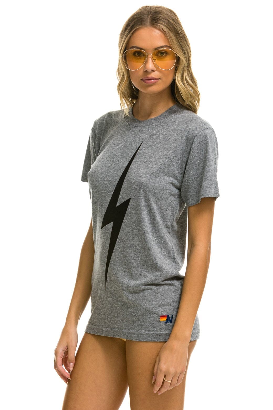 BOLT TEE - HEATHER GREY Tees Aviator Nation 