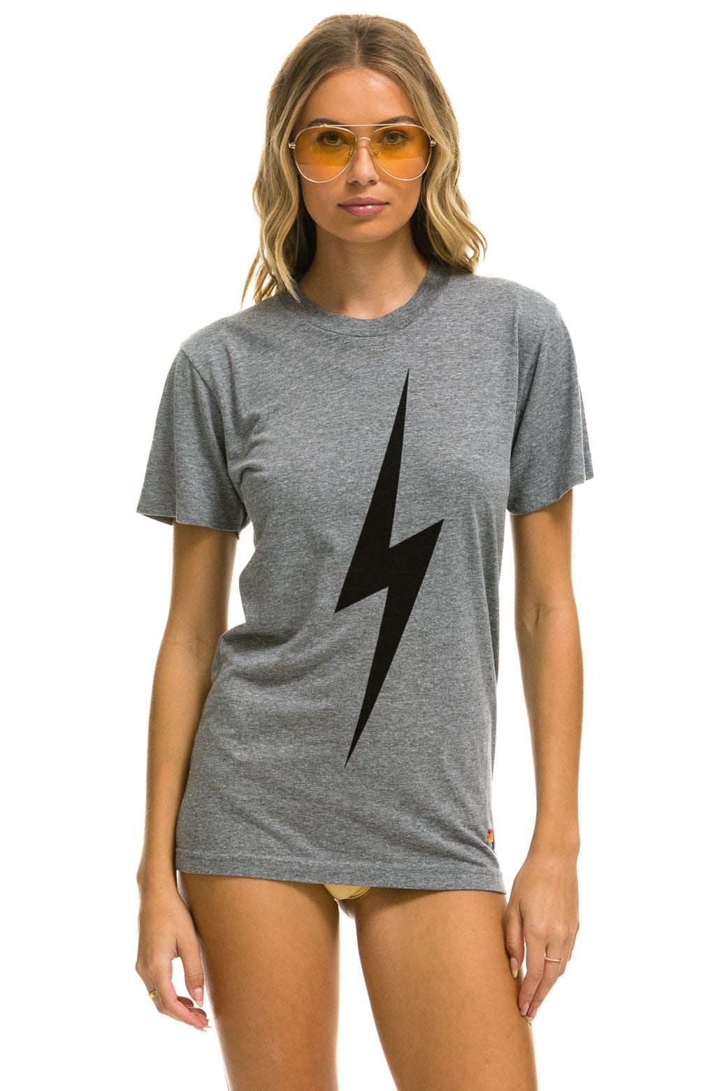 BOLT TEE - HEATHER GREY Tees Aviator Nation 