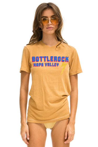BOTTLEROCK 2023 TEE - KHAKI Tees Aviator Nation 